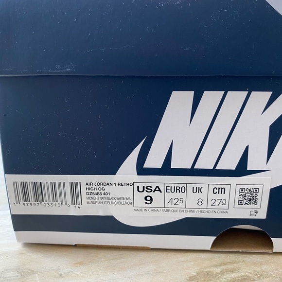 Air Jordan 1 High OG midnight navy - Picture 10 of 10